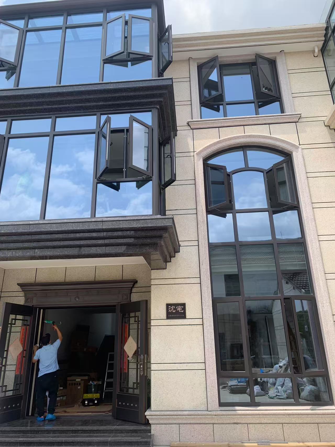 宣橋農村自建房安裝韋柏紗門紗窗